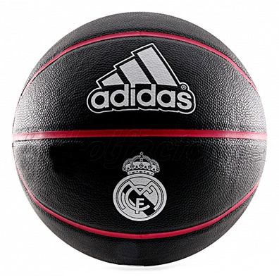 Adidas Balón Real Madrid 3S (negro/fuxia)