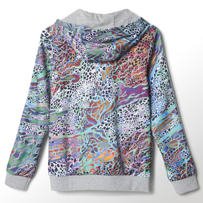 Adidas Originals Sudadera Niña Flower Hooded Fleece (multicolor)