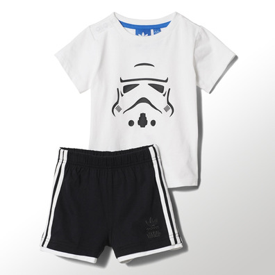 Adidas Originals Conjunto Star Wars Stormtrooper (blanco/negro)