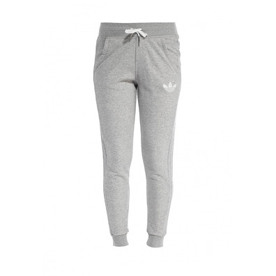 Adidas Originals Pantalón Mujer Slim Track Pant (gris)