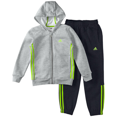 Adidas Chándal Niño Essential Hojo (gris/grisoscuro/lima)