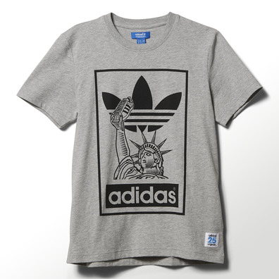 Adidas Originals Camiseta Superstar New York City By Nigo (gris)