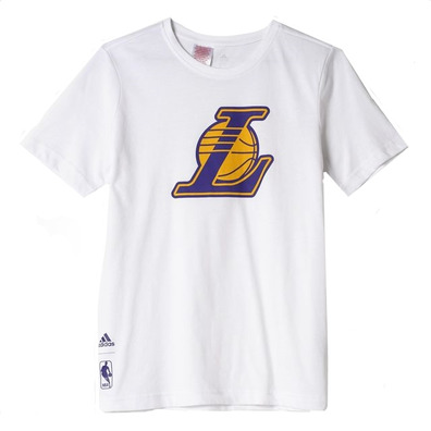 Adidas Camiseta NBA FanWear L.A. Lakers (blanco)