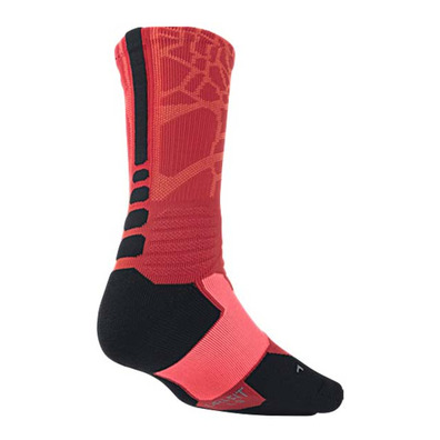 Calcetines Basket LeBron Hyperelite Crew (616/daring red/negro/crisom)