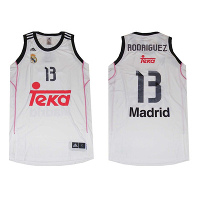 Camiseta Sergio Rodríguez Real Madrid Basket 2014 (blanca)