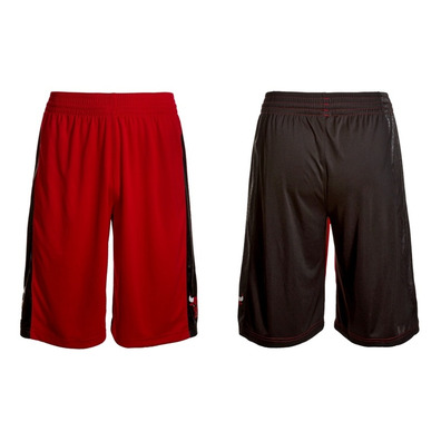 Adidas NBA Bulls Summer Run Short (vermelho/preto)