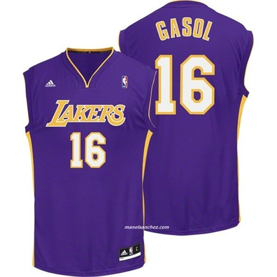 Adidas Camiseta Replica Gasol Lakers (purple)