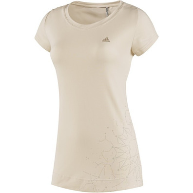 Adidas Camisa Mulher Pure Classic Tee (branco osso)