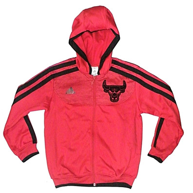 Jaqueta Junior Adidas Chicago Bulls (vermelho/preto)