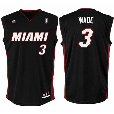 Adidas Camiseta Réplica Wade Miami (preto)