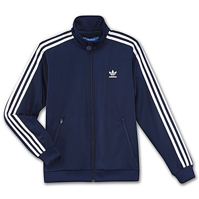 Adidas Jaqueta Junior Firebird TT (azul marinho/branco)