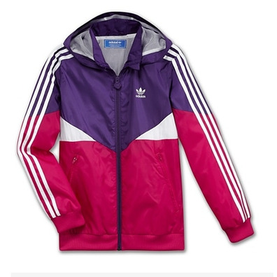 Adidas Jaqueta Junior Colorado Windbreaker (roxo/rosado/branco)