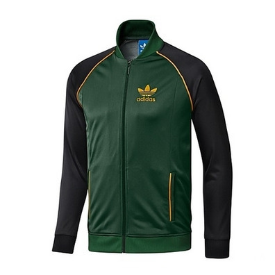 Adidas Jaqueta Superstar Track Top (verde/preto)