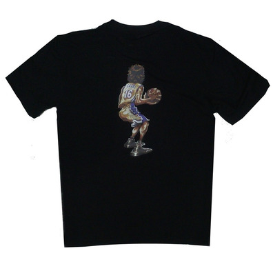 Adidas NBA GFX Caricature Gasol Tee (preto)