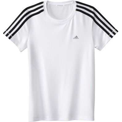 Adidas Young Girls ClimaCool Tee (branco)