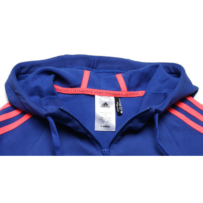 Adidas ClimaLite® Reload Liner Hood Q12 Women´s (azul/rosado)