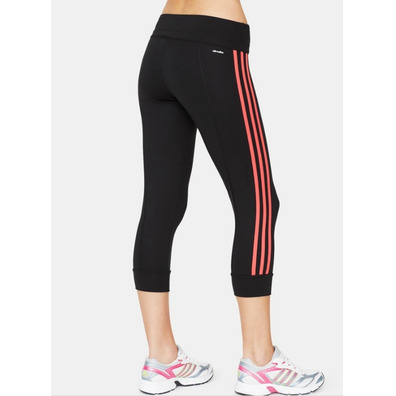 Adidas Essentials MF 3 Stripes 3/4 Tights (preto)