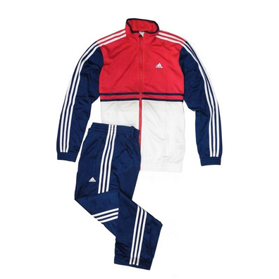 Adidas TrackSuit  BTS Knit OC (vermelho/azul/branco)