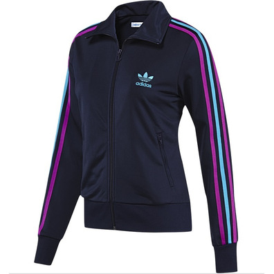 Adidas Firebird Track Top Mil (azul/turquesa/rosa)