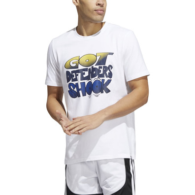 Adidas Basketball Got You Shook Graphic Tee "White"