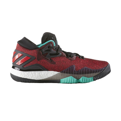 Adidas Crazylight Boost Low 2016 James Harden J "Little Red Ghost" (core black/white/shock mint)