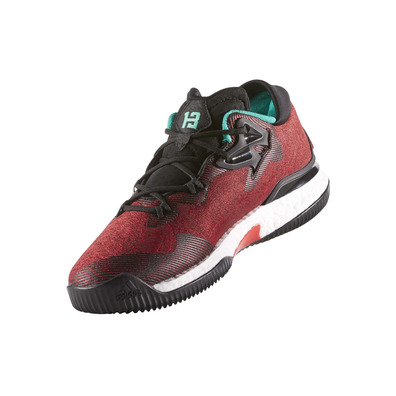 Adidas Crazylight Boost Low 2016 James Harden "Red Ghost" (core black/white/shock mint)