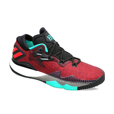 Adidas Crazylight Boost Low 2016 James Harden "Red Ghost" (core black/white/shock mint)