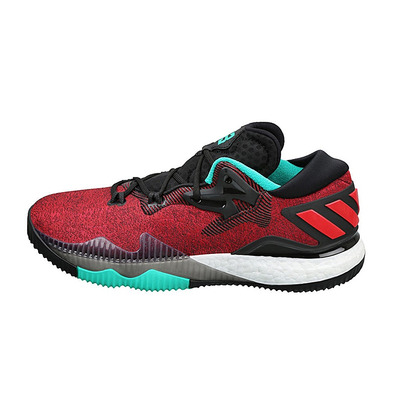 Adidas Crazylight Boost Low 2016 James Harden "Red Ghost" (core black/white/shock mint)