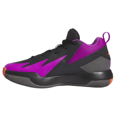 Adidas Cross Em Up Select Jr. "Core Black-Purple Burst"