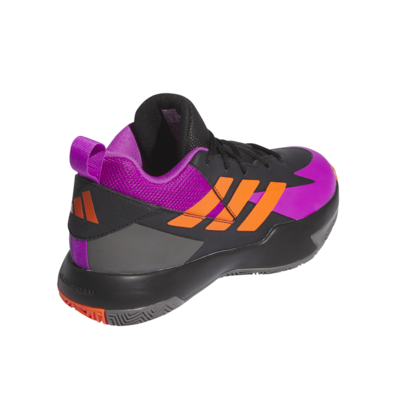 Adidas Cross Em Up Select Jr. "Core Black-Purple Burst"