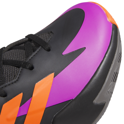 Adidas Cross Em Up Select Jr. "Core Black-Purple Burst"