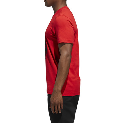 Adidas Dame Logo Tee "Scarlet"