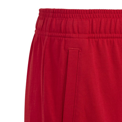 Adidas Essentials Junior Big Logo Short "Team Red"