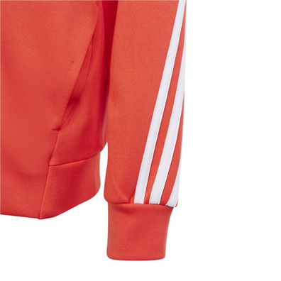 Adidas Girls Future Icons 3-Stripes Full-Zip Hooded Track Top &quot;Bright Red&quot;