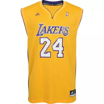 Adidas Camiseta Réplica Bryant Lakers (amarelo/branco)