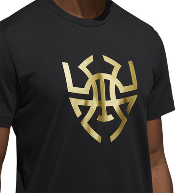 Adidas Marvel  Donovan Mitchell Logo Spider Tee