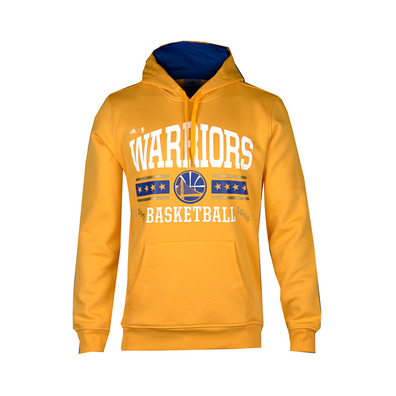 Adidas NBA Washed Pullover Hoody Golden State Warrios (Yellow/White/Blue)