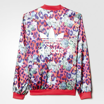 Adidas Originals Chaqueta S Rose Satin J (multicolor/white)