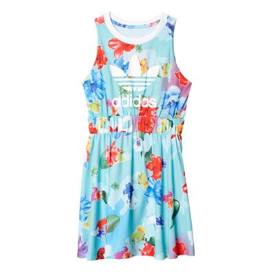 Adidas Originals Dress Flower Trefoil Logo J (Multicolor)