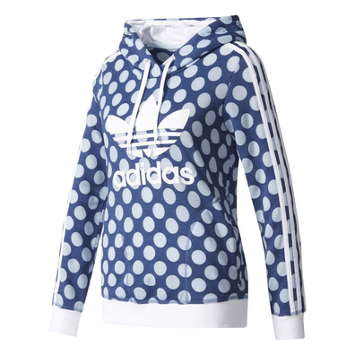 Adidas Originals Slim Hoodie Logo NMD (Real Blue/Pearl Opal)