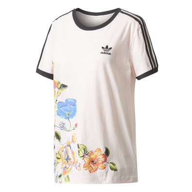 Adidas Originals The Farm 3 Stripes Tee "Floralita" (halo pink)