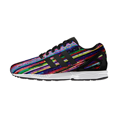 Adidas Originals ZX Flux J "Digital Noise" (core black/white/multicolor)