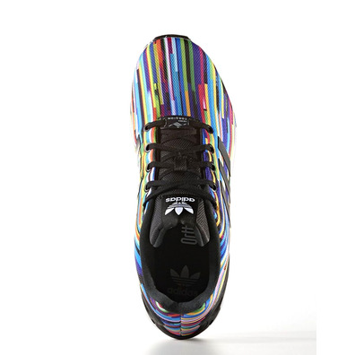 Adidas Originals ZX Flux J "Digital Noise" (core black/white/multicolor)