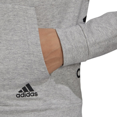 Adidas Women Stacked Logo Full-zip Hoodie