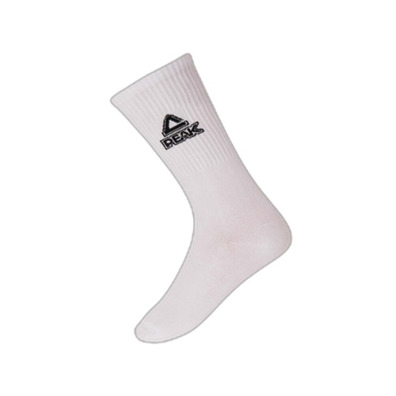 Calcetines altos de baloncesto Peak Basics "White"