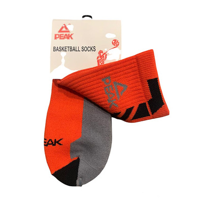 Peak Basketball Socks "Orange"