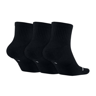 Calcetines Jordan Jumpman High-Intensity Quarter Sock Pack 3 (010/black)