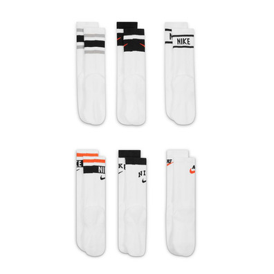 Nike Everyday Plus Cushioned Crew Socks "Multicolor" (6 Pairs)