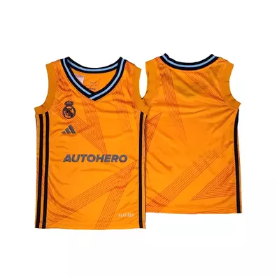 Camiseta Junior 2ª Equipación Real Madrid Baloncesto "Orange"