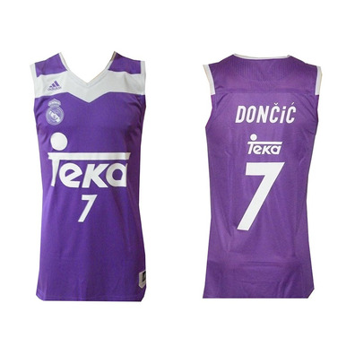 Réplica T-Shirt Luka Doncic #7# R. Madrid 2016/17 (vioray/2ª Equipación)